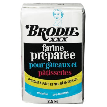 Farine pr par e pour gateaux et patisserie 2.5kg Brodie