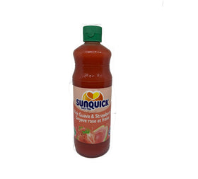 Jus de goyave rose et fraises 840ml  Sunquick