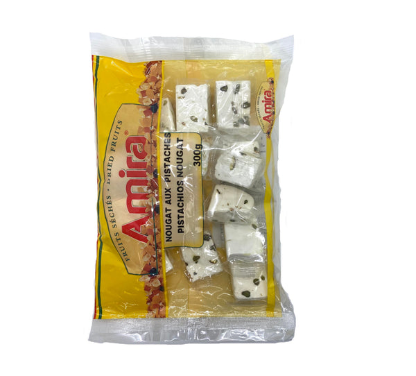 Nougat aux pistaches amira 300g